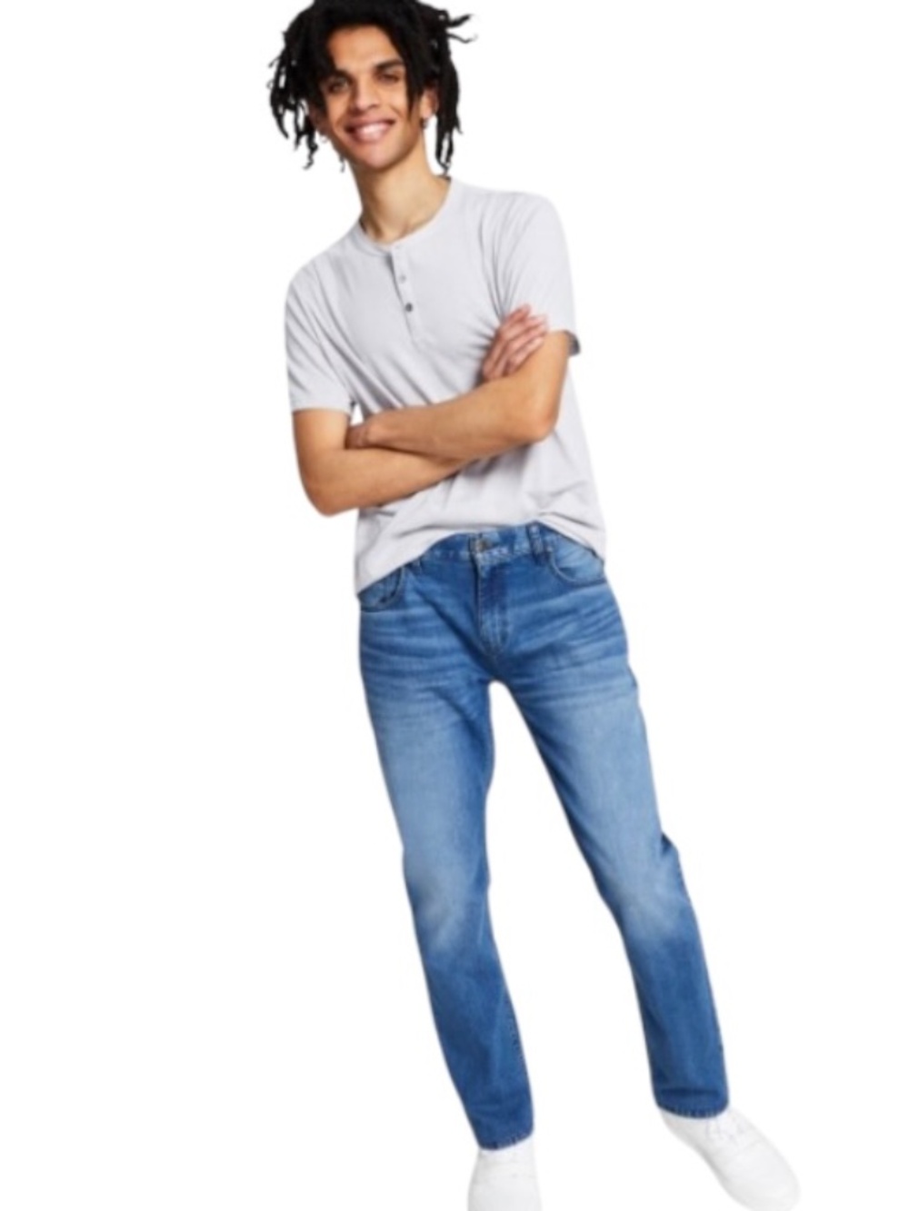 I.n.c. International Concepts Men's Slim-Fit Medium Wash Jeans 38x32 - NWT